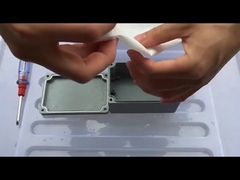 200x130x80mm Υπόγεια υδατοασφαλής μεταλλική θήκη