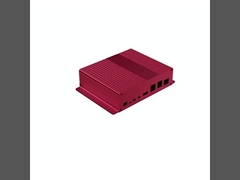 160*46*150mm Αναζωογονημένη μαύρη θήκη ψύξης από αλουμίνιο με τοποθέτηση στοίχου φλάντζας