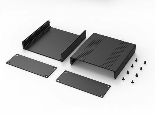 106*40*110mm Brushed Black Aluminum Heatsink Case For Width100mm PCB Project Box