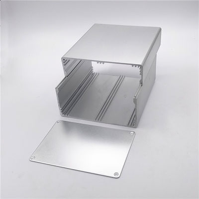 120*83*130mm  Squre Aluminum Extrusion Enclosure With End Plate