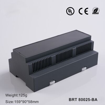 Τρίχωμα DIN Rail 159*90*58mm 9 Μοντέλο DIN Rail Box για βιομηχανικό έλεγχο και παροχή ενέργειας