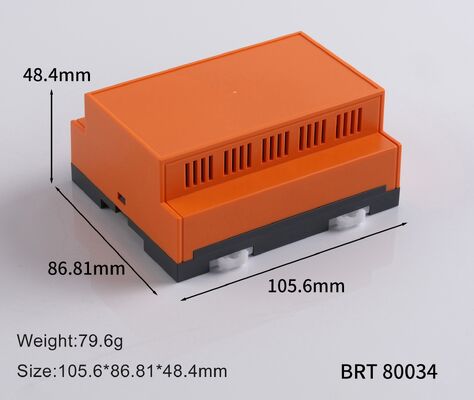 Περίβλημα DIN Rail BRT80034 105.6x86.8x48.4mm Κουτί DIN Rail για Βιομηχανικό Έλεγχο & Τροφοδοτικό
